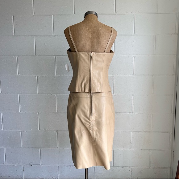 Vintage leather skirt set - Picture 2 of 2